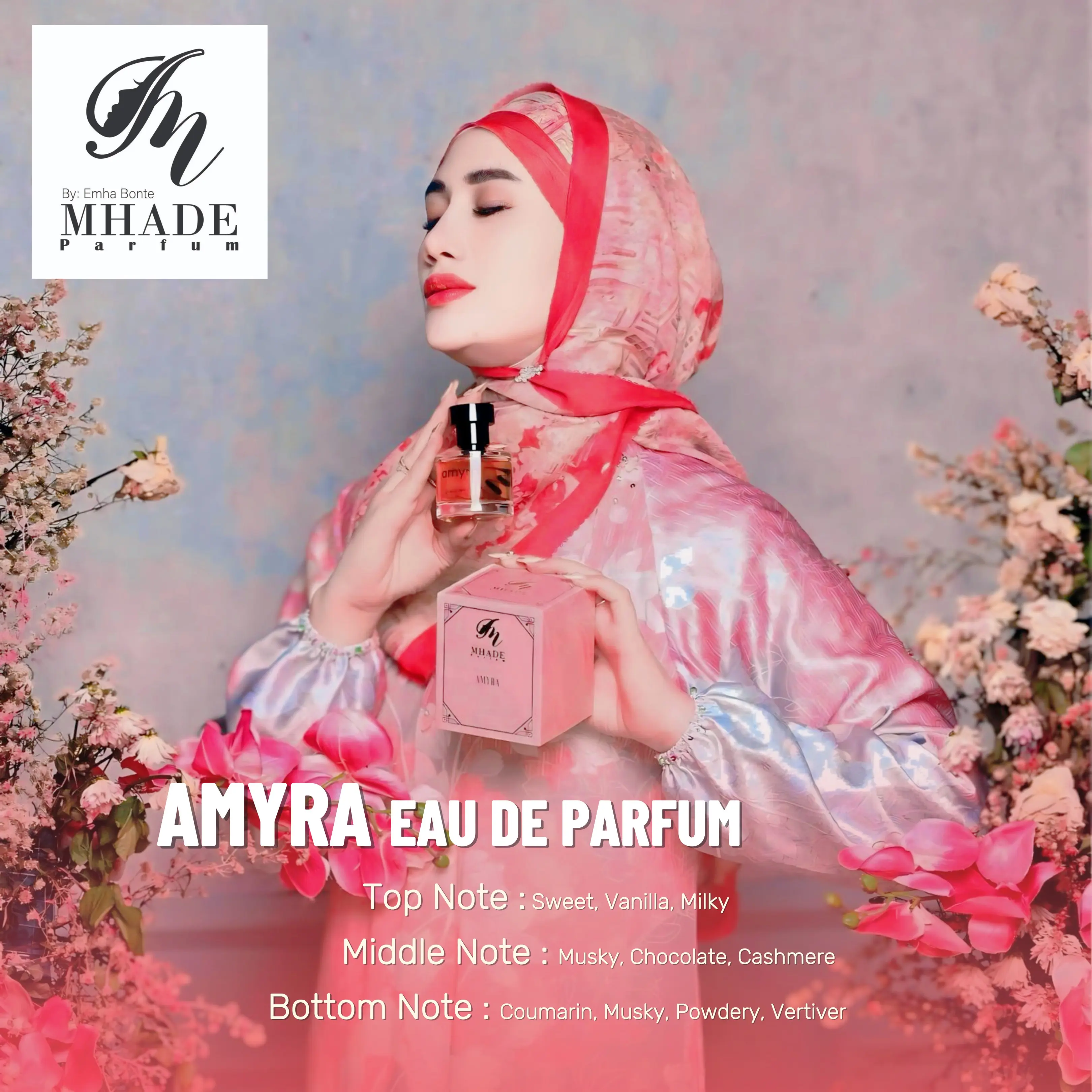 AMYRA EAU DE PARFUM MHADE BY EMHA BONTE