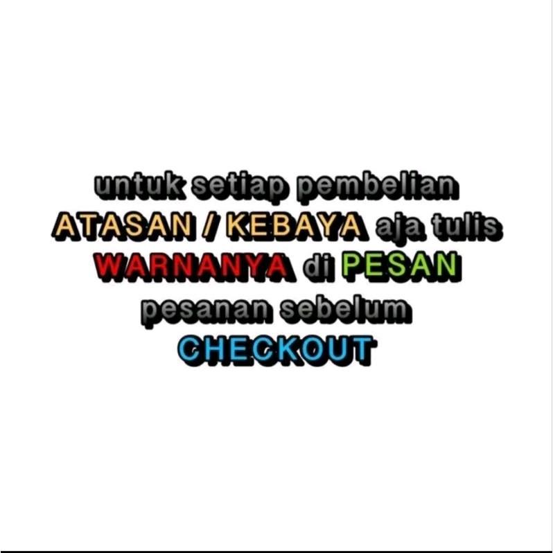 COD!!Ready atasan kebaya kutubaru hijab/kebaya wisuda/kebaya pesta/kebaya modern ( baju saja ) Wanita kurung 8