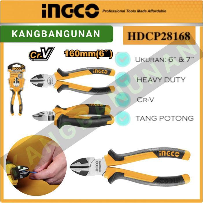 Tang Potong Industrial INGCO HDCP28168 6 Inch Carbon Steel Chrome Vanadium 1