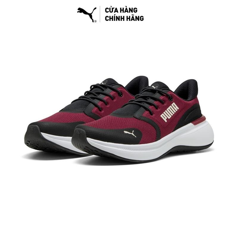  Giày thể thao PUMA Softride Exo Shift Unisex Màu Đỏ Team Regal Red-PUMA Black-Alpine Snow 