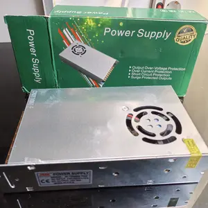 Adaptor Power Supply 12V  30A / 12V 20A PSU Jaring CCTV LED AC 220v to DC 20A 12V / 30A 12V Adapter Trafo Travo Lampu LED Strip