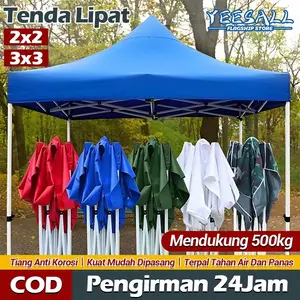 Tenda Lipat 3x3 2x2 Tenda Jualan Tenda Bazar Outdoor Tenda Gazebo 1200D Tenda Dagang otomatis