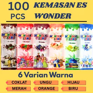 Kemasan Es Krim Stik Bungkus Plastik Es Loly Wonder Plastik Es Cream Murah Isi 100pcs