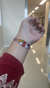 Product Review of April Gallery - Paket 3 Gelang Tridatu Mantra Panca Rose Cinta Perempuan Laki-laki Batu Aksesoris Benang Putih Bracelet from 🖤**🖤 1