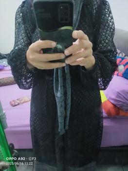 OUTER LOLY BRUKAT CARDIGAN WANITA MUSLIM PANJANG ATASAN KARDIGAN