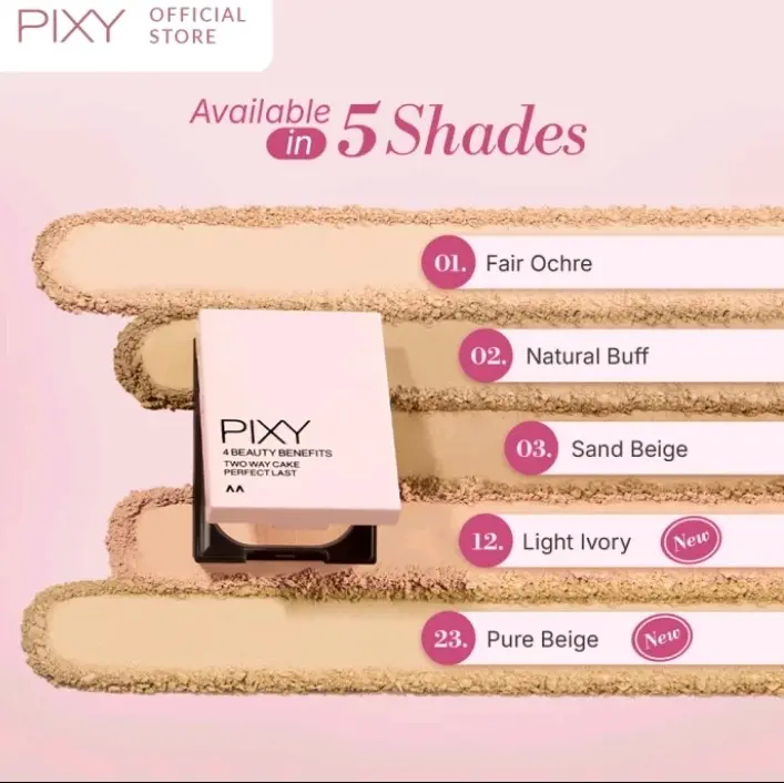 PIXY TWC REFIL PERFECT LAST (NATURAL BUFF & SAND BEIGE) 2