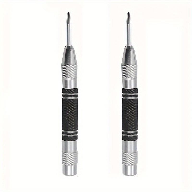 Product Introduction of Automatic Center Punch, Spring Center Punch, Fast Positioning Automatic Spring Eyelet Punch, Drill Hole Locator, High Hardness Positioning Punch, Glass Breaker, Fixed Point Chisel, High Hardness Conical Punch Tip 6