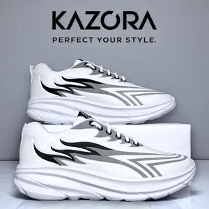 KAZORA Sepatu Original Sneaker Sekolah Olahraga Sport Running Phylon Empuk Dan Ringan Berkualitas Premium Pria Dan Wanita Sepatu Jogging Hitam Navy Abu Putih Outdoor Laki laki Dan Perempuan