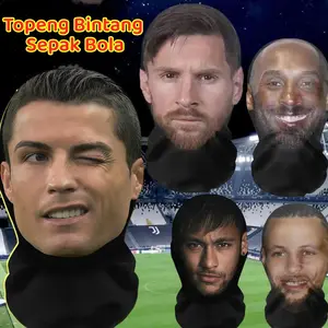 Masker Motor Pelindung Sinar Matahari/Topeng Ugly Face Lucu/Masker Ekspresi Abstrak/Masker 3D/Masker Unik Dan