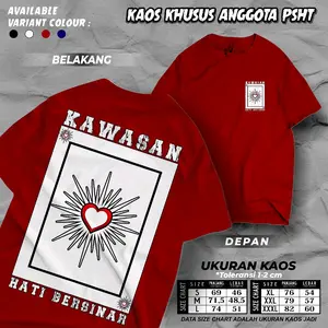 Kaos Psht Motif Kawasan Hati Bersinar Distro Vol1 Atasan Lembut Nyaman Combed Hitam Couple Sablon