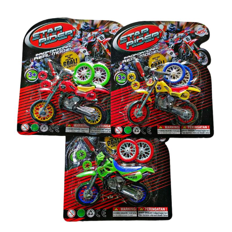 Mainan Anak Motor Trail Lengkap dengan Bonus 2 Bana dan Obeng  MAENAN MOTOR TRAIL Cocok untuk Usia 3-9 Tahun Cocok juga untuk remaja 5