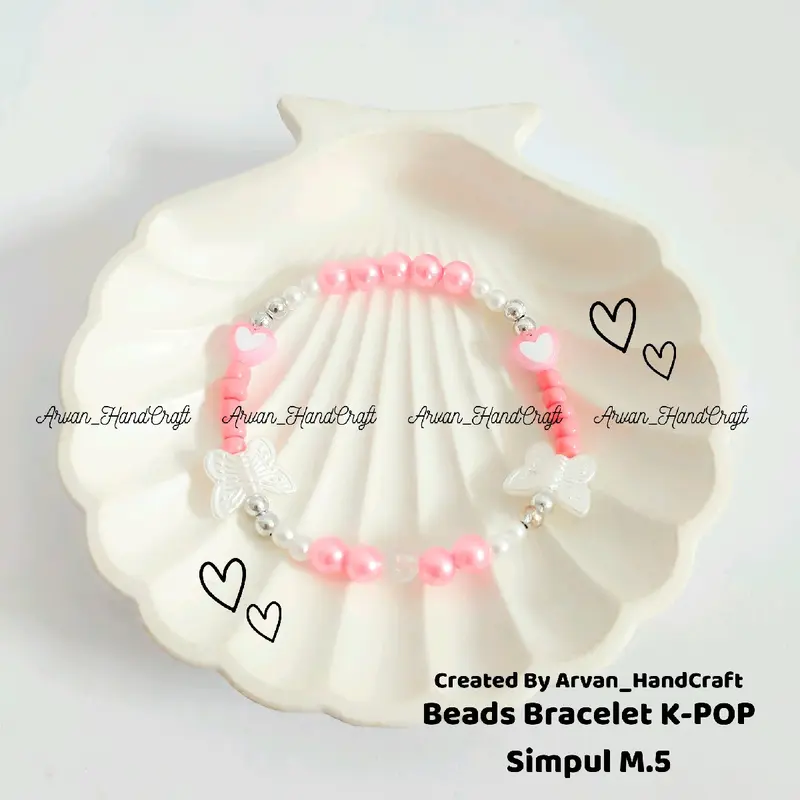 Beads Bracelet K-POP Model Simpul ( Part 1 ) Gelang 1