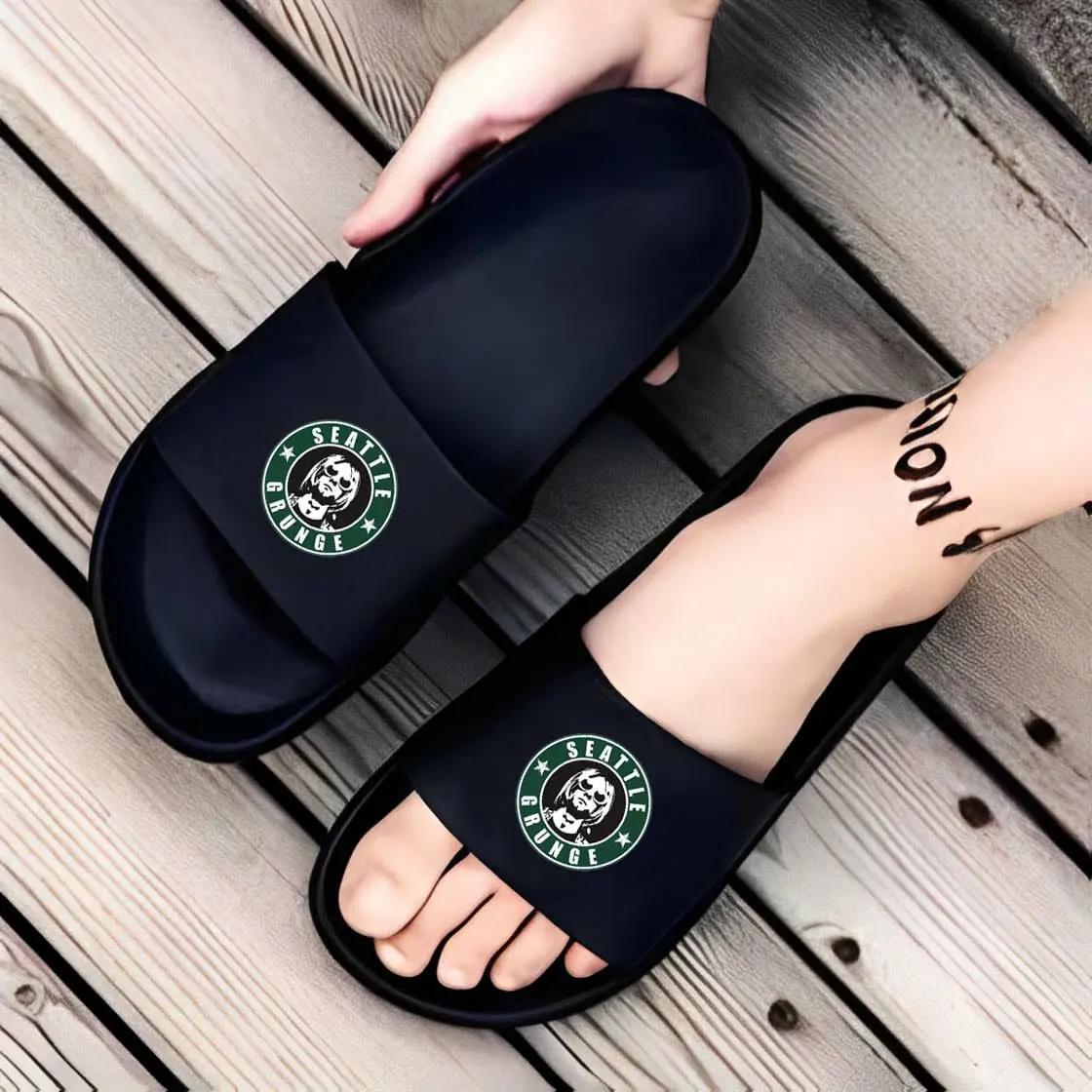 Indosliper - Sandal Pria Sandal Slide Phylon Upper Lock SEATTLE GRUNGE