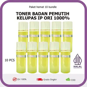 PAKET RESELLER 10PCS TONER BADAN IP RELAPICT ORI + MEMBANTU MENCERAHKAN BOOSTER SKIN + MEMPERCEPAT KINERJA HB Pencerah