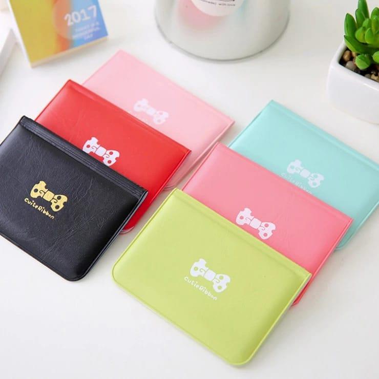 [COD] Dompet Kartu Kulit 12 Slot Card Holder Dompet Wanita 2