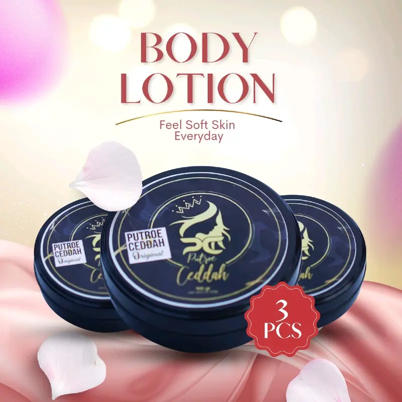 Body Lotion PC (Putroe Ceddah) Paket 3pcs (100gr) 0