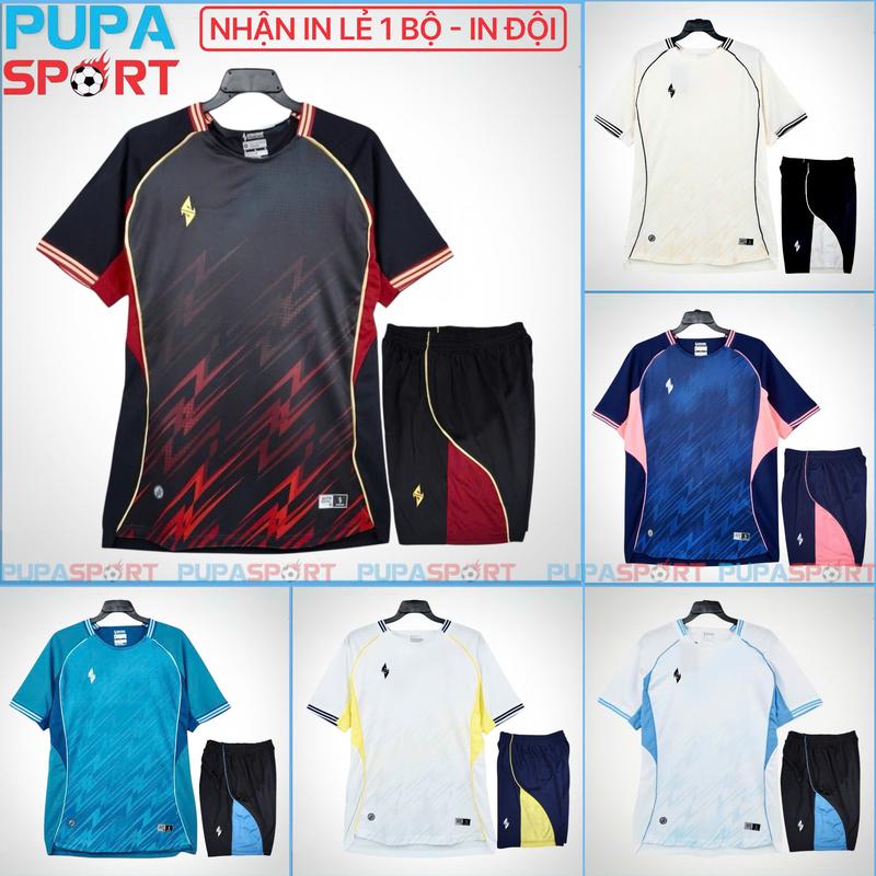 PUPASPORT Bộ Quần Áo Bóng Đá Không Logo Strivend V8 - Nhiều Màu - Vải Mè Cao Cấp Cho Nam Nữ Có In Tên Unisex Sport Top Quần quanao bong da