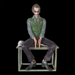 Action Figure DC Joker Heath Ledger Sitting By Hurricane Studio
