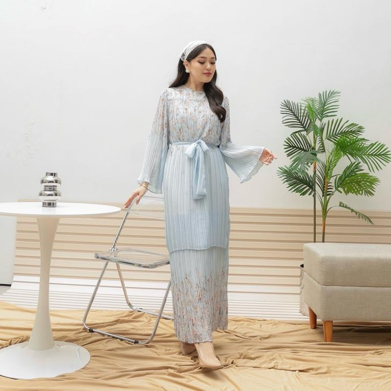 Chesi Pleats Dress Wanita 1