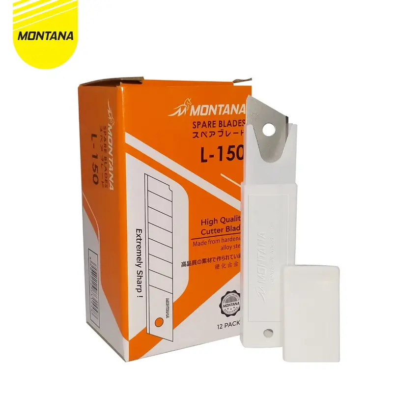 MONTANA Cutter Isi Pisau Pemotong Blade Knife Cutting Blade Refill Serbaguna L-150 1/Refill 0