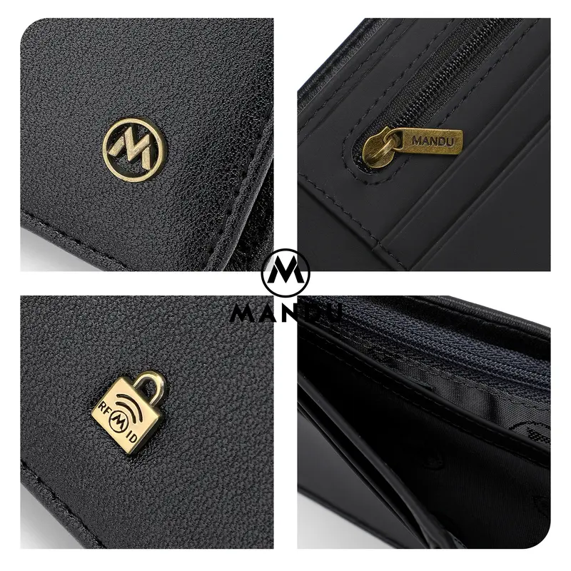 Dompet Pendek Pria Kulit Sapi RFID Protect Genuine Leather 5309-5 3
