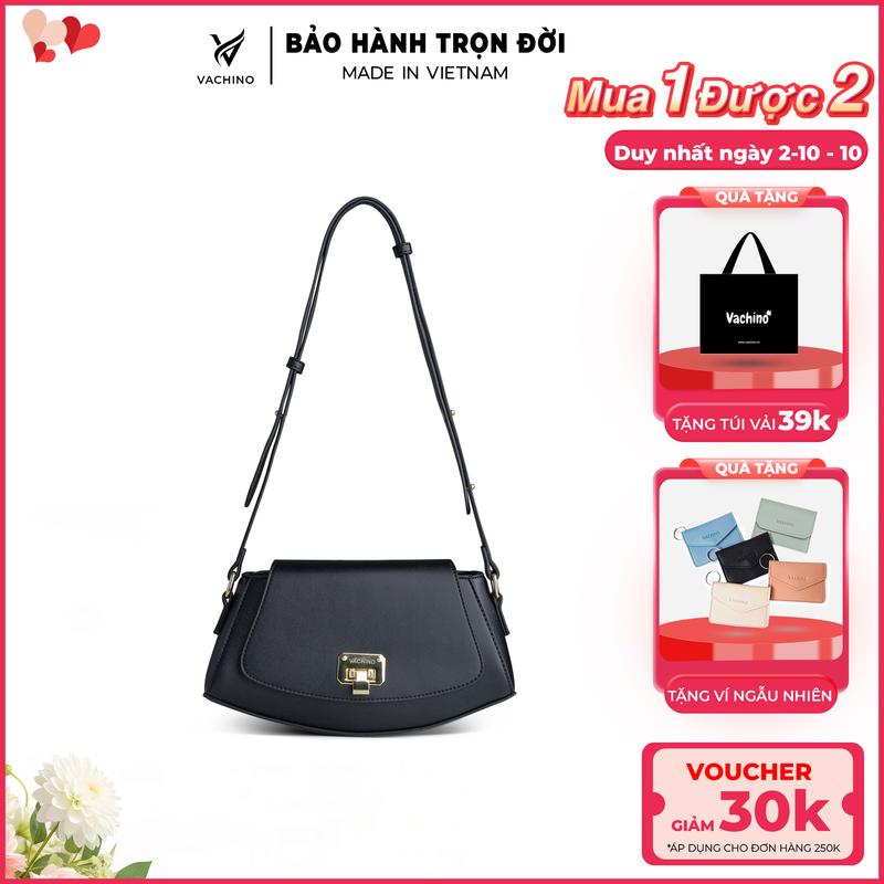 Túi xách đeo vai kiểu dáng phong cách sang chảnh tối giản cho nữ VACHINO-TX056 Bag Da