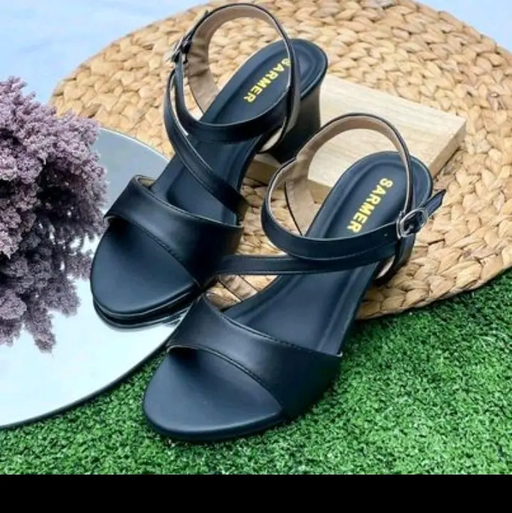 TERLARIS Sandal Wanita Hak Tahu 5cm Realpict Korean Style Kasual