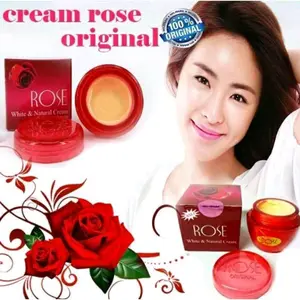Rose Cream Original Putih & Natural Cream 100% Original untuk Kulit Lebih Cerah dan Alami