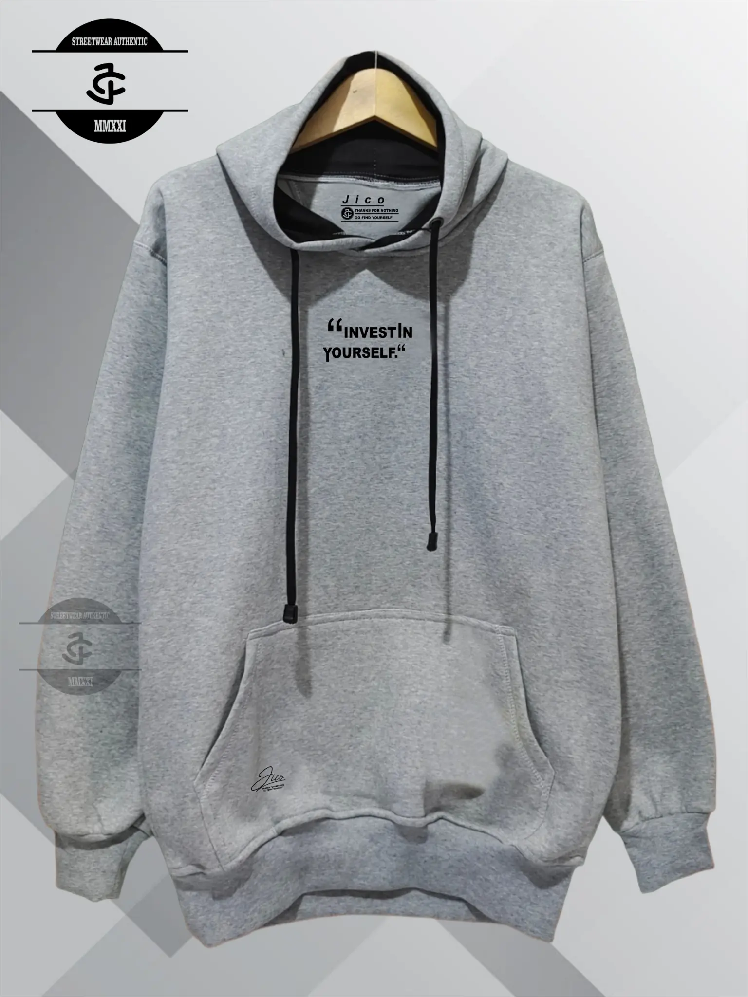 Hoodie Pria Wanita Unisex Brand Lokal Kota Bandung List InvestIn