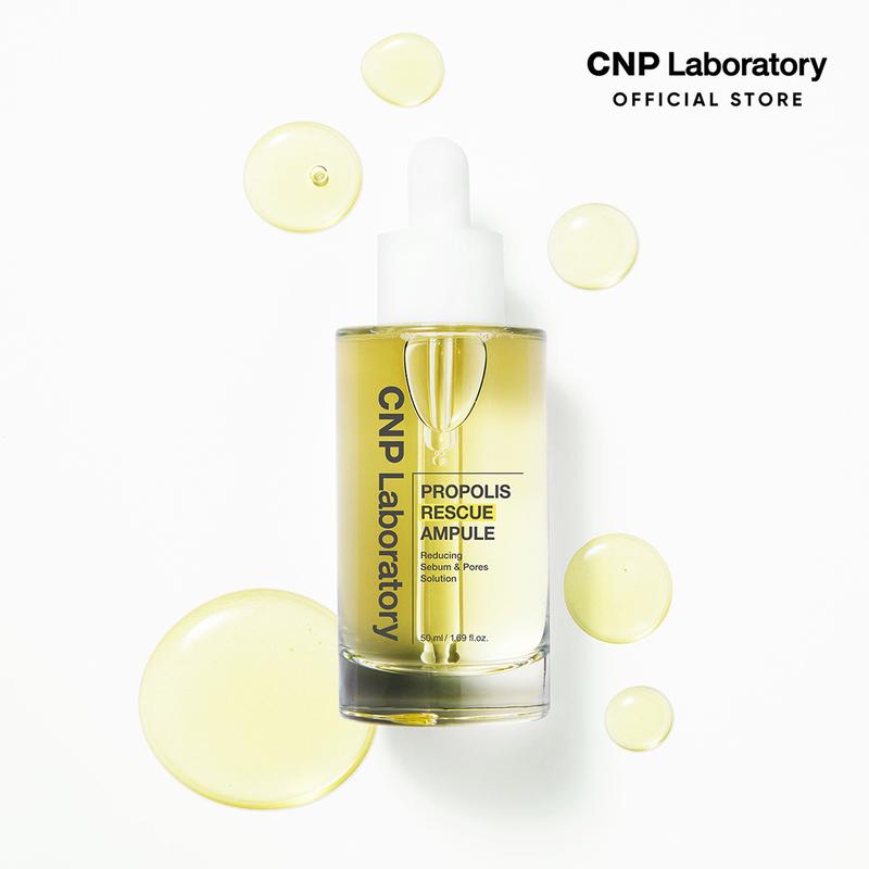 [CNP Laboratory Official x KOL] Tinh chất keo ong cho da dầu phục hồi làn da tẩy tế bào chết CNP Propolis Rescue Ampule 50ML