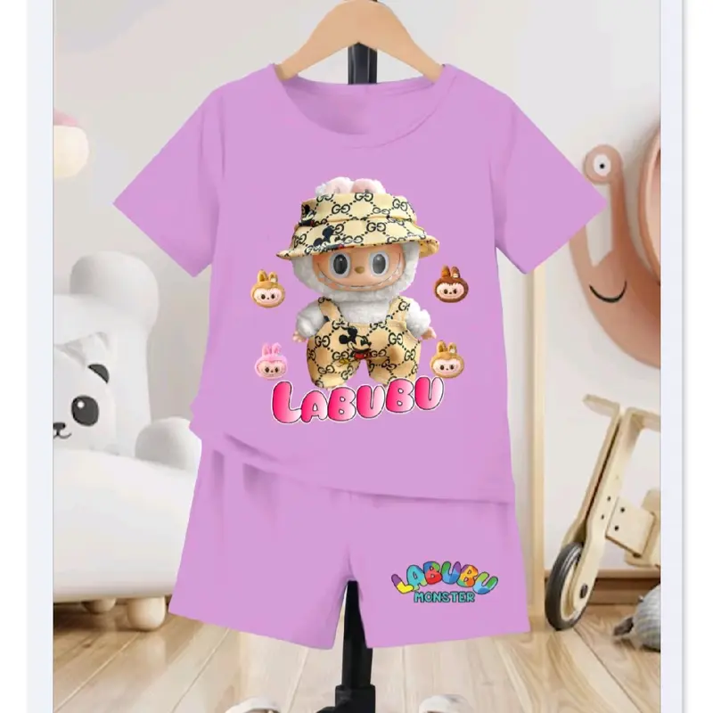Setelan anak laki laki & perempuan/ fashion anak terbaru lengan pendek umur 1-4 TH 2