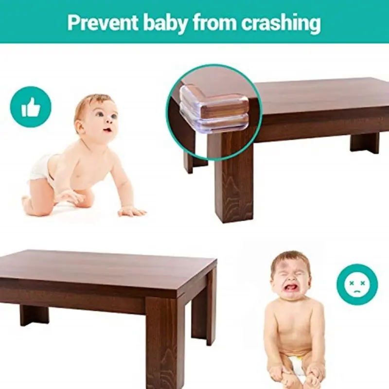Bảo Vệ Góc Bàn, Bộ 4 Cái, Bảo Vệ Cạnh Bàn, Góc Chống Va Chạm, Bảo Vệ Góc Bàn An Ninh Cho Em Bé Giữ An Toàn Cho Trẻ Em, Bảo Vệ Đồ Nội Thất Bàn Để Bàn, Chống Góc Cạnh Sắc, Thích Hợp Cho Gia Đình Và Sống 3
