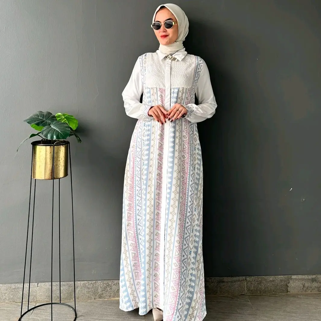 Dress Shanum By Jelita Elegant Cantik baju lebaran