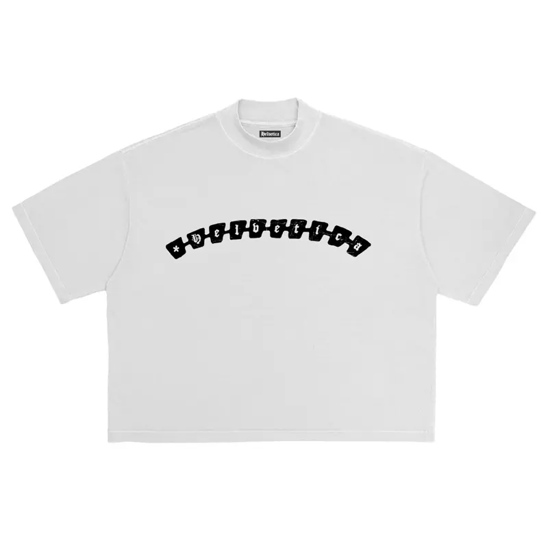 Helvetica - T-shirt Boxy *Deprimes 0