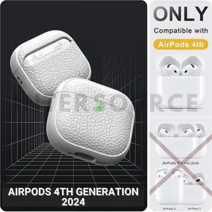 Exclusive Sale Casing Airpods Gen 4 | Gen4 | 4Th Generation | Airpod Shockproof Case Tekstur Kulit Jeruk Pasti Ori