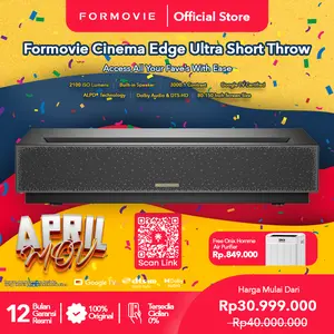 Formovie Cinema Edge Laser Smart Projector 4K UST 2100 ISO Lumens Native Ultra Short Throw projector Xiaomi Mi Laser 4K Projector Killer