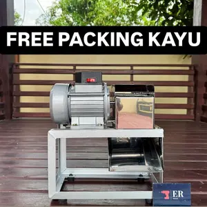￼Parutan Kelapa Listrik Bison KOTAK Corong Jumbo Premium