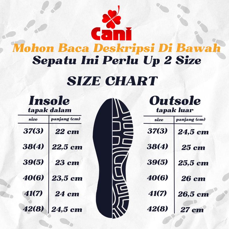 Product Introduction of CANI Aelin Back To School Sepatu Wanita Kekinian Sneakers Sepatu Sekolah full colour Casual Import 9012 Karet Shoes Kasual Black 0