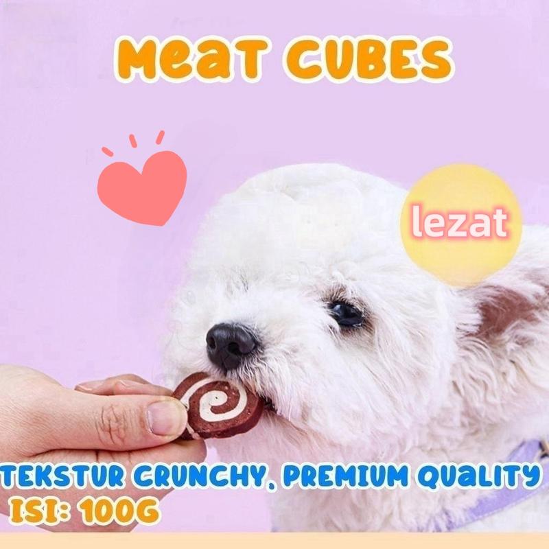 FOLOPETS Snack Kucing 100g - Cemilan Natural (Ayam, Bebek, Sapi), Cocok untuk Pencernaan Sensitif & Semua Usia! 1
