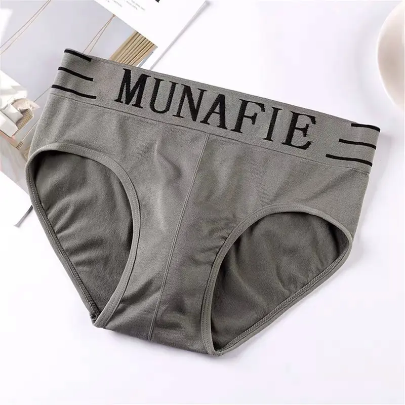 Quần Lót Nam, Thương Hiệu: Thương Hiệu, Quần Cạp Thấp, Thoáng Khí, Thời Trang, Túi Chữ U Co Giãn, Ôm Sát, Thoải Mái, Làm Bằng Cotton Nguyên Chất 6