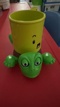 Product Review of Tikar Penebat Penyu, Bahan ABS, Reka Bentuk Penyu Panik, Coaster Tekan, dengan Mata Mengeras, Sesuai untuk Cawan dan Mug, Mainan Unik, Pemegang Cawan, Ekspresi Lucu, Tikar Cawan Asas Penyu, Sesuai untuk Majlis Hari Lahir from e**e 0