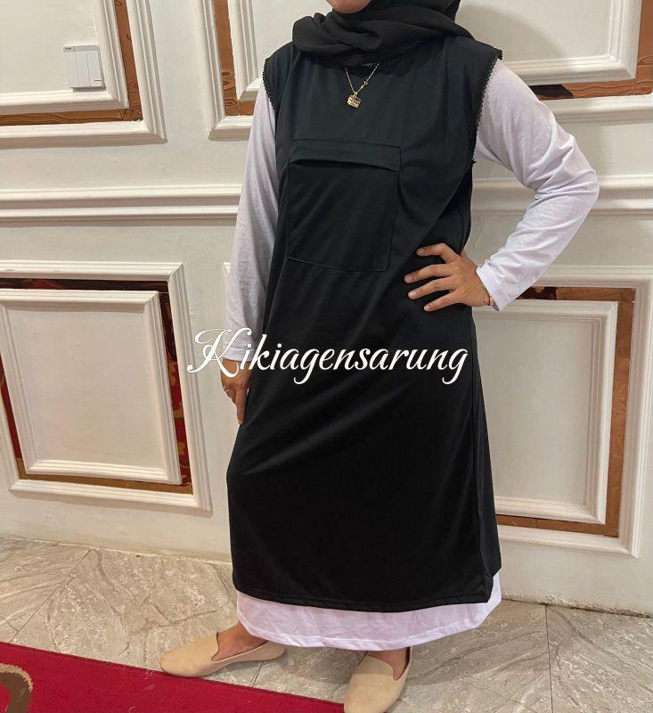 Singlet gamis inner umrah haji kantong depan dalaman wanita  Dress Nyaman Casual