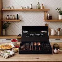Gambar IDEALIFE - Royal Cutlery Set - Peralatan Makan - IL-173a (24pcs) dari IDEALIFE ONLINE STORE Kota Administrasi Jakarta Utara 5 Tokopedia