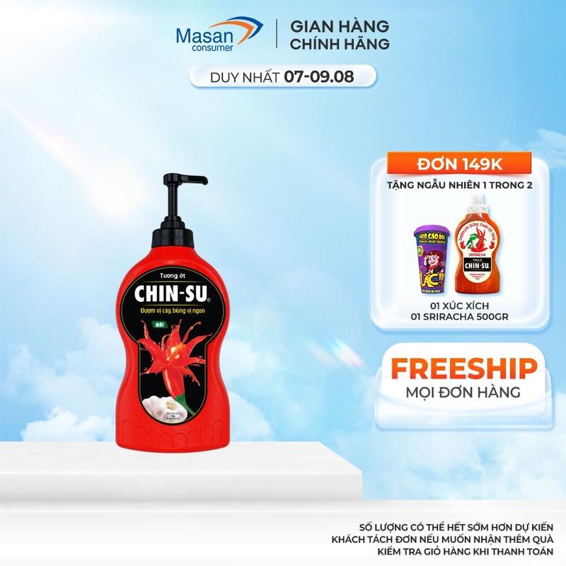 Tương ớt CHIN-SU x 5kg - Thương hiệu Chinsu