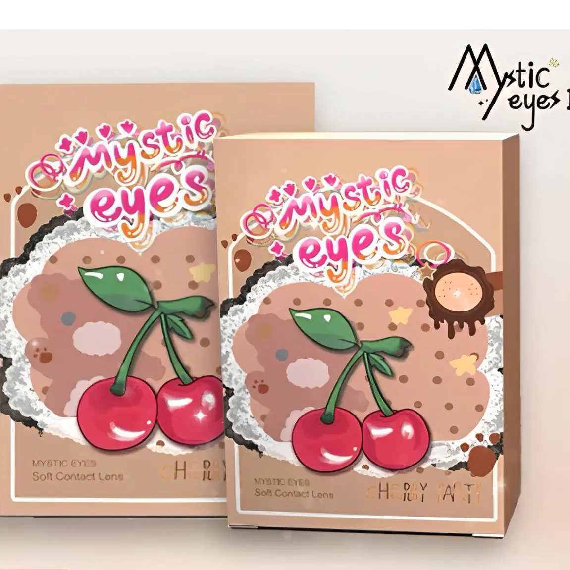 [LIVE] Mystic Eyes Cherry Party Softlens Warna Mata Normal Soflens