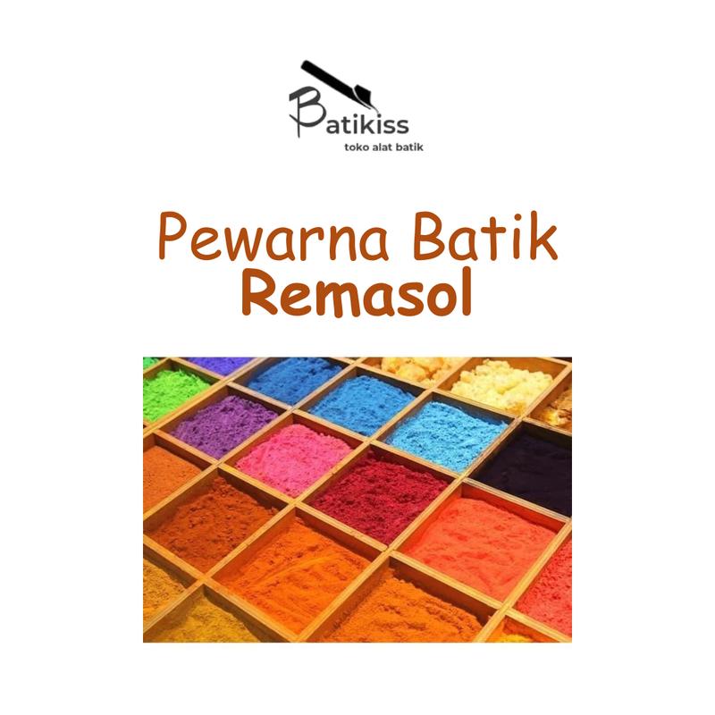 Pewarna Batik Remasol all varian warna (merah, kuning, biru turkish ...