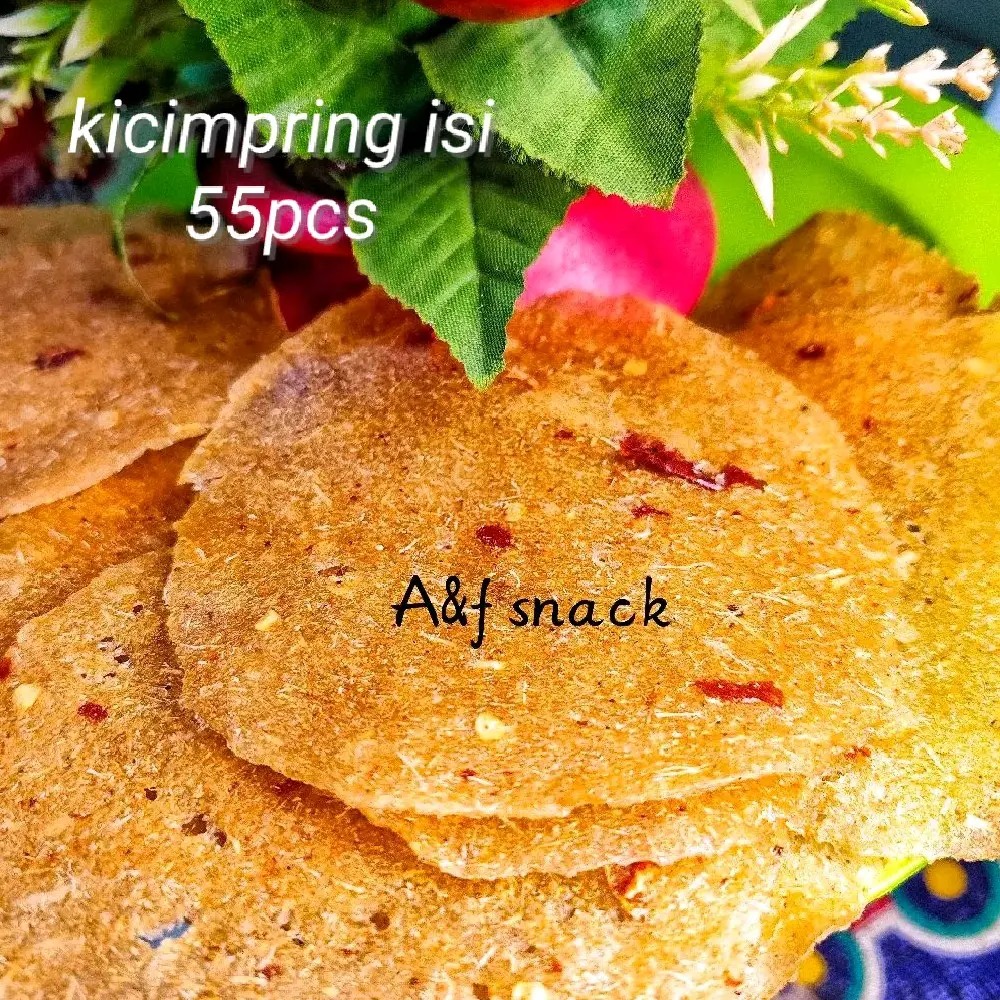 kicimpring enye mentah balado (55pcs) Cemilan