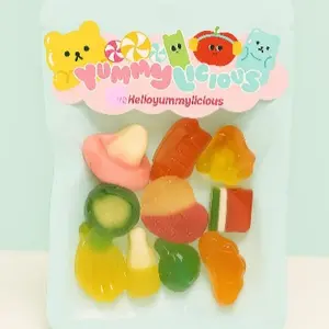 [HALAL] YUMMYLICIOUS PERMEN GUMMY CANDY JELLY SACHET MINI 40GR MIX TIDAK BISA REQUEST