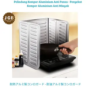 Pelindung Kompor Aluminium Anti Panas - Penyekat Kompor Aluminium Anti Minyak