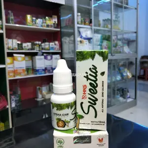 HNS Stevia Cair 10ml - Pemanis Alami untuk Makanan dan Minuman - Alternatif Manis Tanpa Gula - Food, Sugar